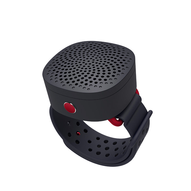 ManlnWhite Mini Portable Wristband Wireless bluetooth Speaker Heavy Bass Handsfree Outdoors Speaker