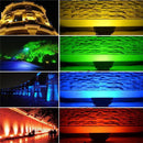 10W Remote Control RGB Outdoor LED Flood Light Waterproof Wall Washer Lamp AC100-245V