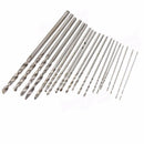 Drillpro HD1 Mini Hand Drill with Chuck and 20pcs 0.3-1.6mm Straight Shank Twist Drill Bits Set