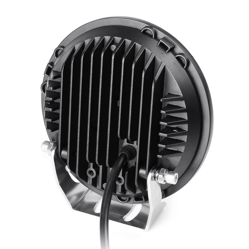 5 inch 9V-32V 80W 12V 9 LED Work Light Spot Round Driving Fog Lamp Motorcycle Offroad ATV 4WD