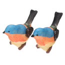 2Pcs/Set Solar Power Bird LED Light Outdoor Garden Lawn Waterproof Yard Lamp Street Light Decor