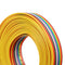 5pcs 5M 1.27mm Pitch Ribbon Cable 14P Flat Color Rainbow Ribbon Cable Wire Rainbow Cable