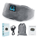2 In 1 bluetooth Travel Sleeping Headphone Eye Mask Handsfree Music Speakers Microphone