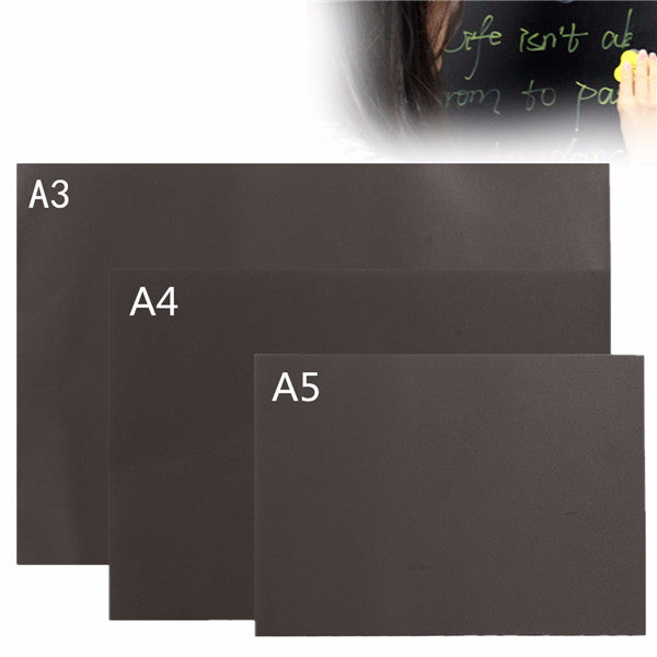 A3 A4 A5 Chalkboard Blackboard Magnetic Handpainted Personalised Memo Wall Sticker