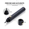 10Pcs Interchangable Hollow Hole Punch Set with Handle for Heavy Duty Leather