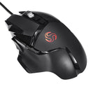 VS16A 6400DPI Button USB Wired RGB Backlight Ergonomic Programmable Response Optical Gaming Mouse