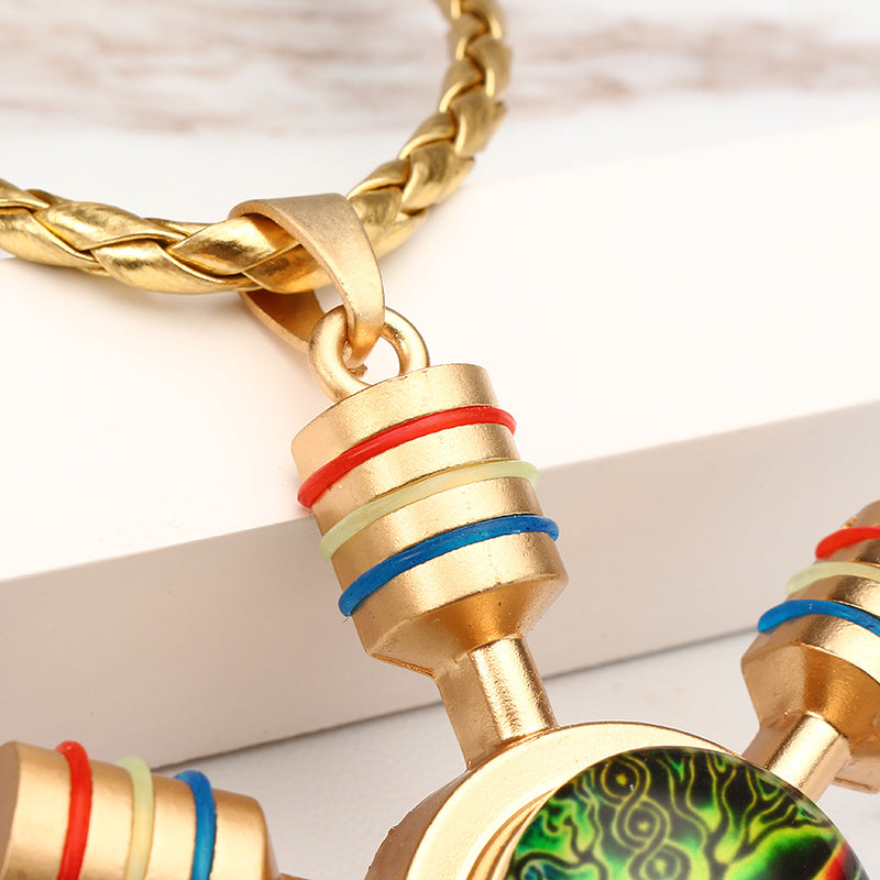 Unisex Fidget Spinner Pendant Necklace Tree of Life Chain for Women Men