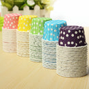 20 PCS Colors Cake Cup Liner Muffin Candy Nut Snack Greaseproof Dessert Baking Cups