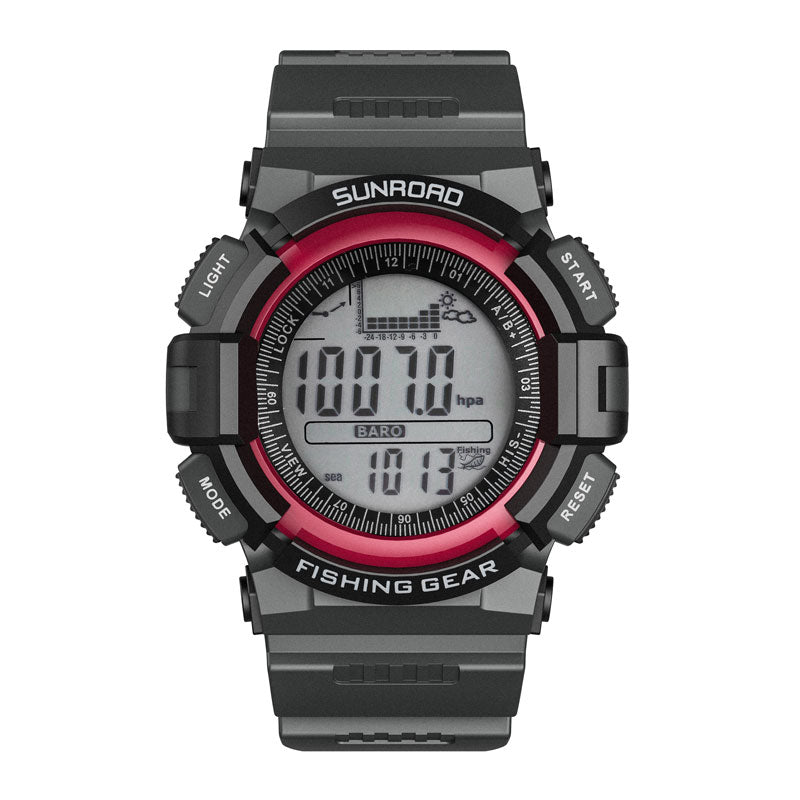 SUNROAD Fishing Barometer Watch FR711A FR712A FR713A FR715A Multifunction Waterproof Altimeter