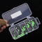 ZANLURE 50pcs/Set Crank Hook With Luminous Soft Non-Slip Block Lure Soft Bait Fishing Hook Set