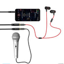 Vention Audio Cable 3.5mm Male to 2 Female Earphone Microphone Extension Cable Headphone Splitter