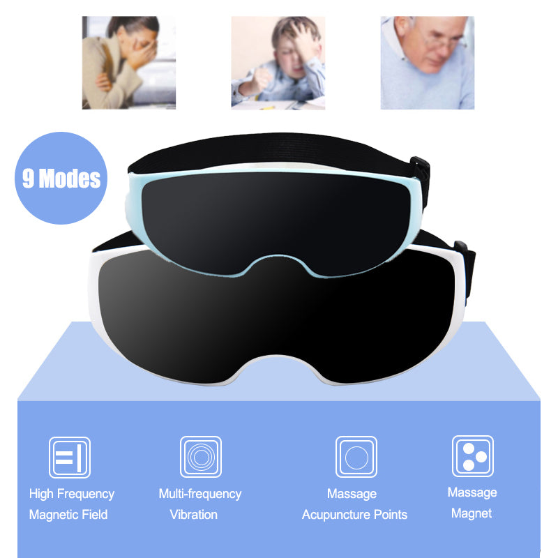 Electric Eye Care Massager Magnetic Vibration Relaxation Anti-aging Glasses Eye Electric Massager