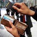 Carzor 3 In 1 Card Designed Wallet Mini Razor Bead Portable Beard Shaving Mirror Stand Kit