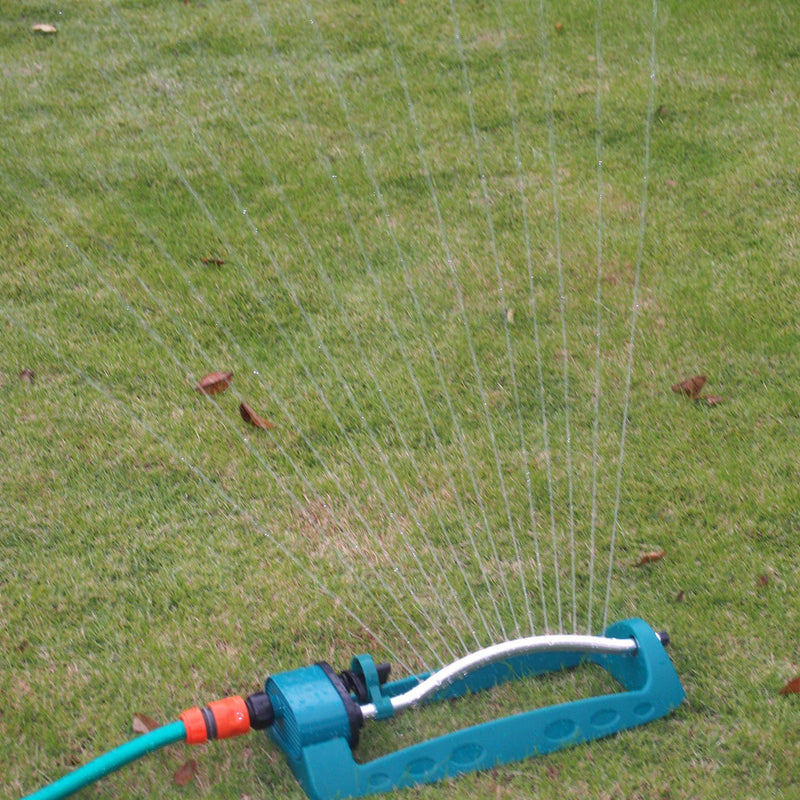 Garden 15 Holes Sprinklers Plastic Aluminum Tube Swing Sprayer Nozzle 120 Lawn Irrigation Tools