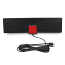 Amplified Indoor HD TV Antenna Black for Power UHF VHF FM Digital TV 40 Miles