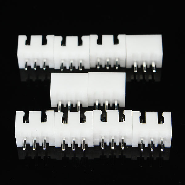 10pcs XH Pitch 2.54mm Single Head 3Pin Wire To Board Connector 15cm 24AWG With Socket