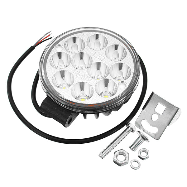 DC 12-80V 1000lm Motorcycle Headlamp High Low Beam Headlamp IP65 White Light