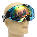 Motorcycle Riding Anti Fog Goggles Unisex Dual Lens Outdooors Snowboard Ski Glasses