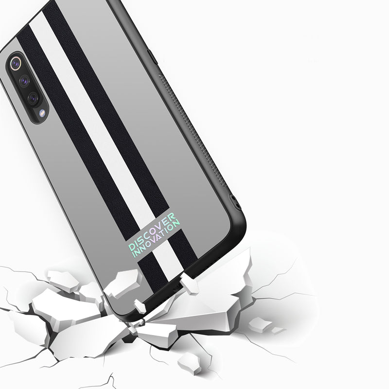 NILLKIN Reflective Stripe Shockproof Non-slip TPU Bumper Hard PC Protective Case for Xiaomi Mi 9 / Mi9 Transparent Edition