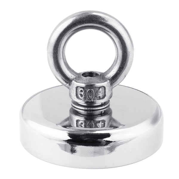 150KG D60mm Neodymium Magnet Fishing Treasure Finding Treasure Hunting Recovery Magnet