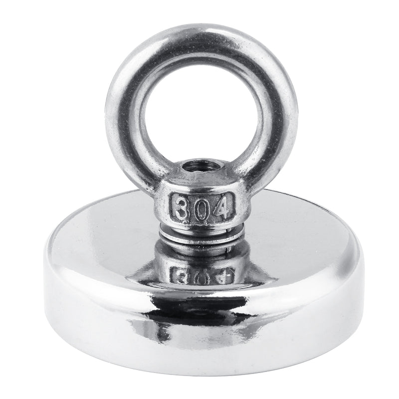 150KG D60mm Neodymium Magnet Fishing Treasure Finding Treasure Hunting Recovery Magnet