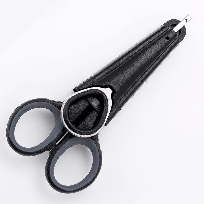 ZANLURE 3 In 1 Fishing Scissors Hook Remover Stainless Steel Line Cutter Outdoor Portable Fishing