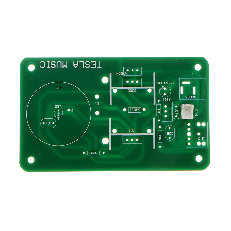 DIY DC 15-24V Tesla Coil Module Kit With Xenon Lamp And Ball