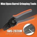 Mini Micro Power Open Barrel Crimper Plier Tools Hand Strippers Works on AWG28-20