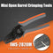 Mini Micro Power Open Barrel Crimper Plier Tools Hand Strippers Works on AWG28-20