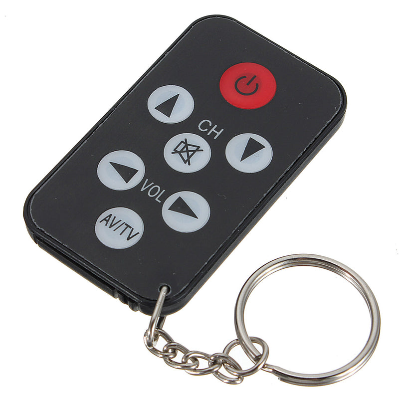 10pcs Universal Infrared IR Mini TV Remote Control Keychain Key Ring