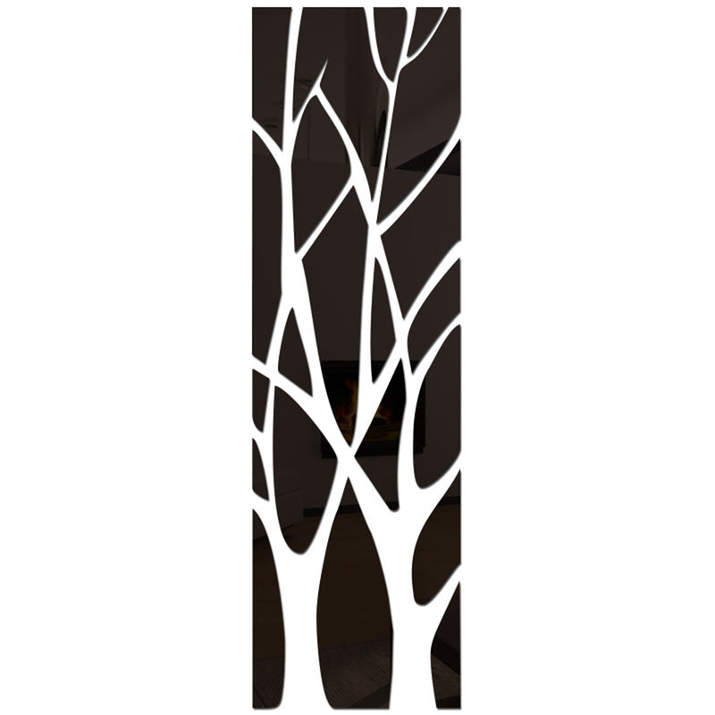 135 x 37cm Mirror Effect Wall Sticker DIY Tree for Kitchen Living Room Decor