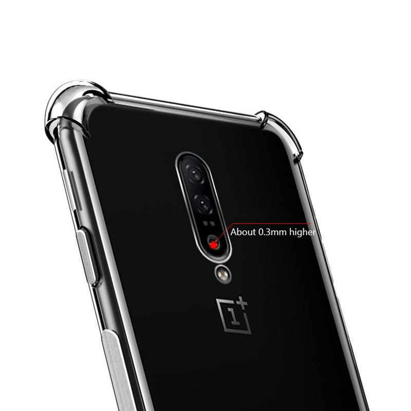 BAKEEY Transparent Air Cushion Shockproof Soft TPU Protective Case For OnePlus 7 Pro / 1+7 Pro