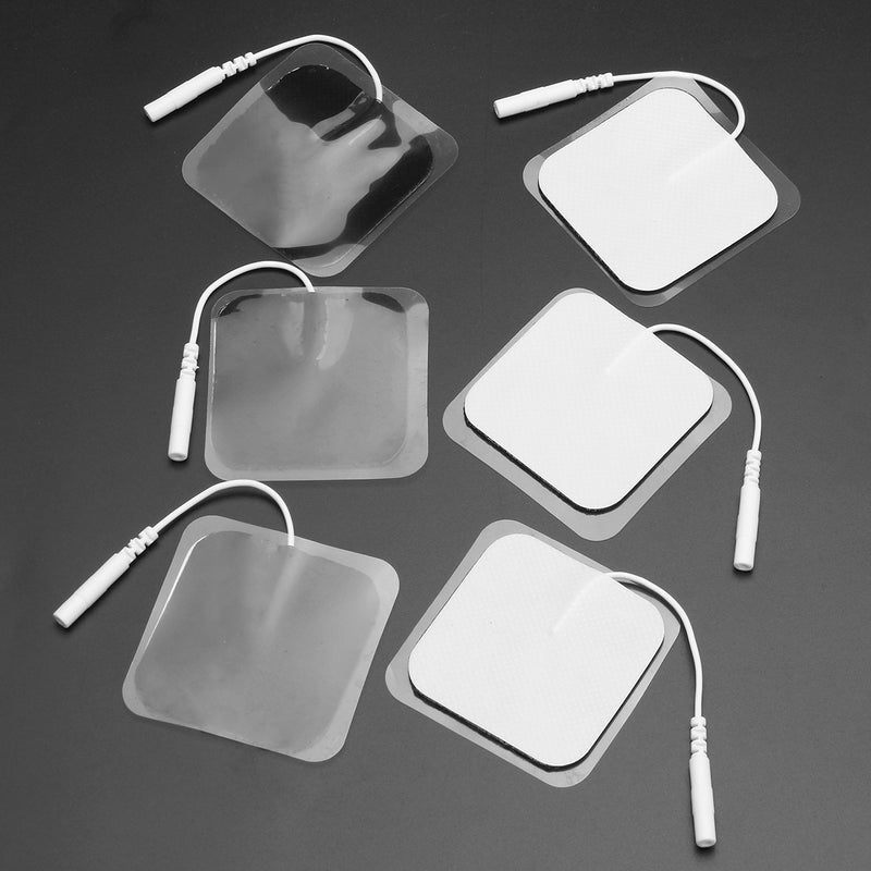 40pcs Replacement Tens Electrode Pad Pads EMS 5x5cm White Cloth