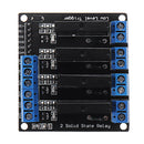 4 Channel DC 24V Relay Module Solid State High and low Level Trigger 240V2A