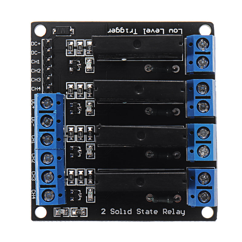 4 Channel DC 24V Relay Module Solid State High and low Level Trigger 240V2A