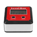 Drillpro 2-key Mini Precision Digital Inclinometer Level Box Protractor Angle Finder Gauge Meter with Magnet Base