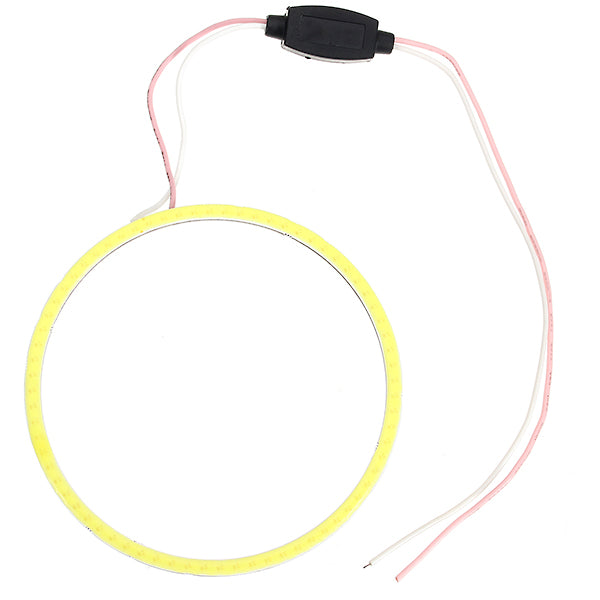 Circle Fog Lights DC 12V 24V 60-120mm COB Angel Eyes LED Light For  Motorcycle Car