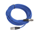 REXLIS BK2017B 1/ 1.8/ 3M Double Shield 3 Core Canon Male to Female Audio Cable