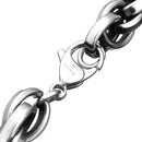 Men Stainless Steel Bracelet Punk Gun Black Bangle Chain