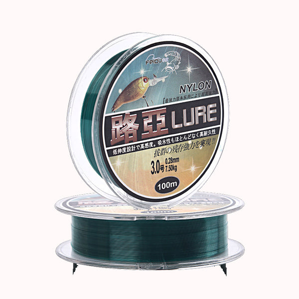 LURE 4.0 100m/pcs Nylon Fishing Line Monofilament Sleek Wear Resistant Fishing Line