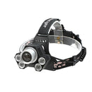 XANES 2408 1600LM Bicycle Headlamp 4 Switch Modes T6+4XPE White Light  Mechanical Zoom Lightlamp