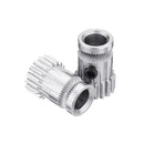 Stainless Steel Two-way Driver Feeding Wheel Gear Extruder For 1.75mm Filament 3D Printer Part