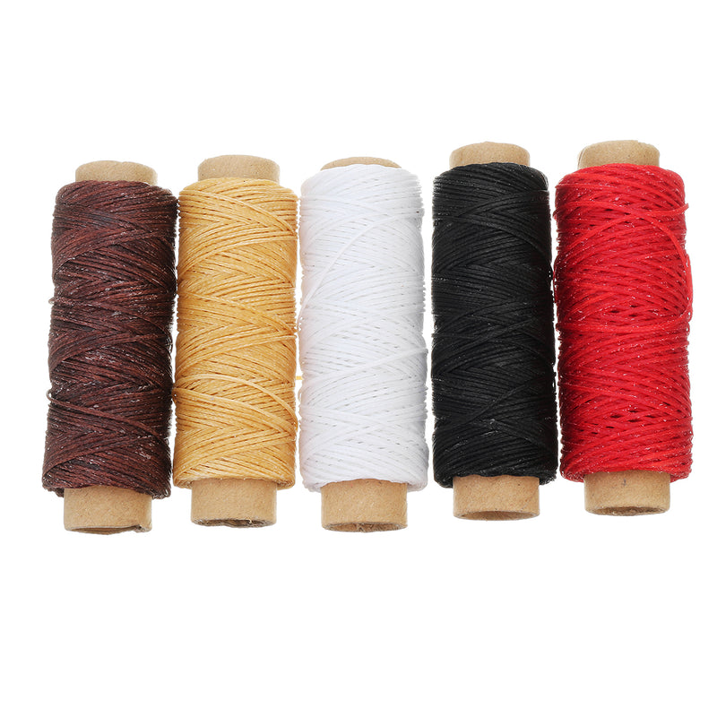 31Pcs Sewing Kit Needle Thread Cutter Leather Hollow Awl Polish Tool Handcraft