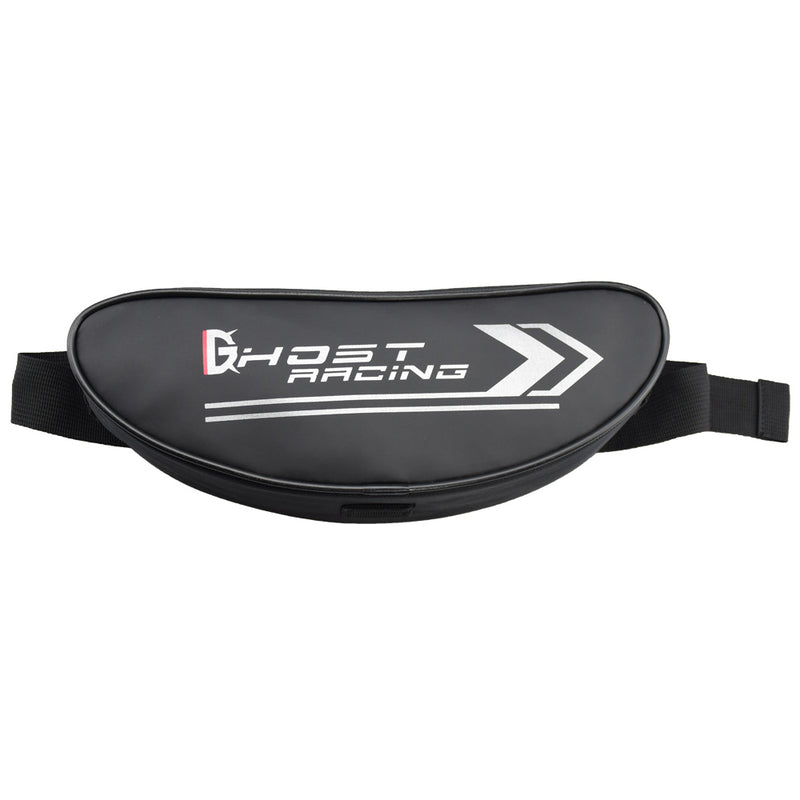 GHOST RACING Motorcycle Handlebar Crossbody Waist Bag Men Women Waterproof Fork Shoulder Travel Messenger Black Bag For Yamaha/Honda/Kawasaki/Suzuki/Ducati/KTM