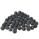 50Pcs 16mm Black Aquariums Ball Aquatic Creatures Bacteria Culture Ball for Fish Tank Filter
