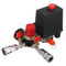 Air Compressor Pressure Switch Control Valve Manifold Relief Regulator Gauge With Quick Connector
