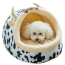 Cute Animal Design Comfortable Indoor House Bed Pet Dog Cat Nest Pad Soft Fleece Bed