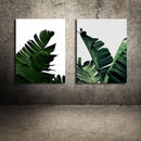 Miico Hand Painted Combination Decorative Paintings Botanic Leaves Paintings Wall Art For Home Decoration