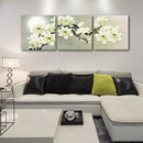 Miico Hand Painted Three Combination Decorative Paintings Botanic Painting Wall Art For Home Decoration