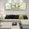 Miico Hand Painted Three Combination Decorative Paintings Botanic Painting Wall Art For Home Decoration